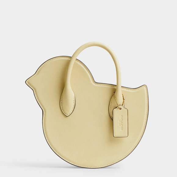 Coach Handbags - Coach Glovetanned Leather Top Handle Crossbody Bag Chick Chicken CAM58 Moonlight